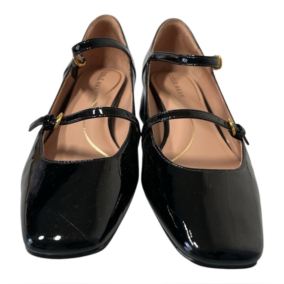 Cole Haan Paxton Mary Jane Pump Patent Leather Size 7.5 Black - Picture 7 of 16